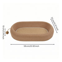 Cat Bed with Play Ball Cushioned Cat Sofa with Cushion Sturdy for Kittens