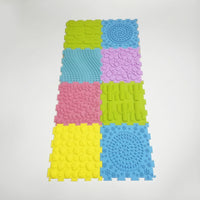 Foot Textured Sensory Training Mat Soft Sensory Puzzle Mats for Kids, Young Children, Classroom, Home