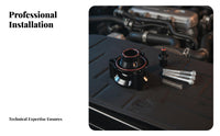 Black Turbo Blow-off Valve Base Aluminum Blow-off Valve Housing Anodized Finish Auto Part Machined