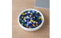 COE90 Fusing Glass Multi-Multicolor Blend Microwave Oven Glass Pieces Hot-Melt for Crafters, Home Studio, Art Projects