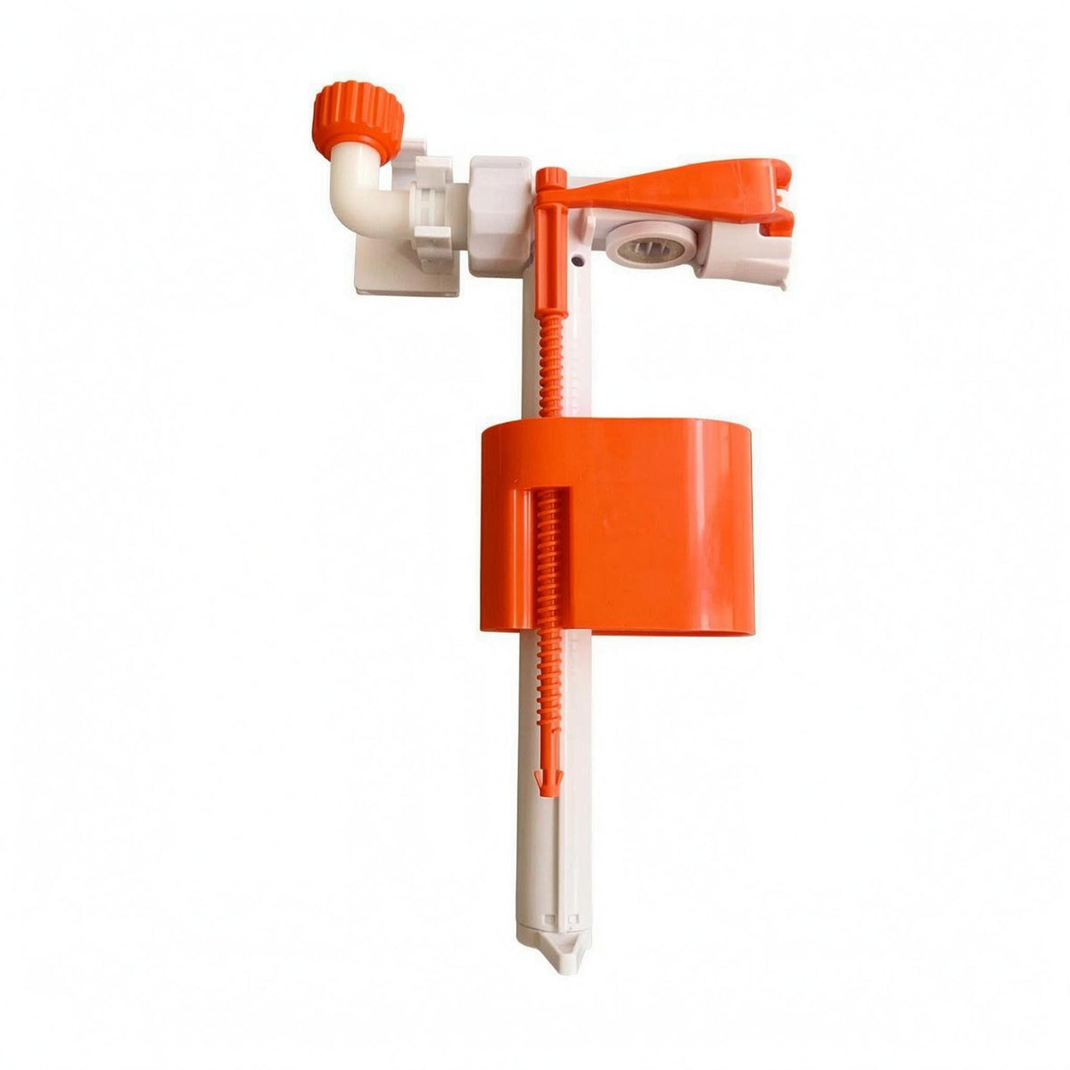 Wall-Mounted Toilet Cistern Fill Valve White Plastic Concealed Cistern Valve