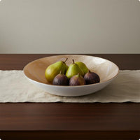 Amber-Hued Glass Fruit Plate Handmade Glass Fruit Tray Versatile