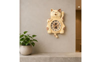 Maneki-Neko Timepiece Resin Home Decor Decorative