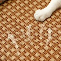 Pet Cooling Mat with Raised Edge Feline Cooling Bed Low-Rise