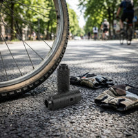 Knurled Foot Pegs with Axle Mount Threaded Bike Rear Pegs Secure Footrests Anti-Skid for Cyclists