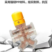 工程工地专用10/16A插板地插头通用充电插座大功率地拖拖线板插头 透明10孔大字2500W【普通版】_单个装【无送插头】