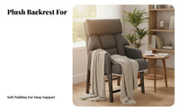Transformable Sleeper Chair Foldable Design Recliner Padded padding for Dormitory