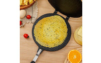 Gas Cooktop Compatible Double-Sided Oval-Shaped Pastry Roll Pan Non-Stick Surface Stovetop Waffle Cone Creator Easy to Clean Oval-Shaped Pastry Roll Creator Pan Heats Evenly for DIY Enthusiasts