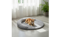 Oval Pet Cooling Mat Dotted Feline Dog Sleeping Pad Low-Height