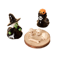 Halloween Ghost Pumpkin Skull Witch Spider Flame Hanging Pot Holiday Decoration