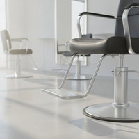 Salon Chair Footrest Replacement Barber Chair Footrest Hard-Wearing Metal Components for Barbers
