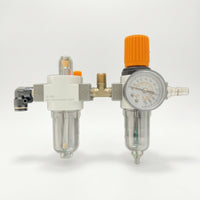 Adjustable Oil-Water Separator with Pressure Gauge Inline Pneumatic Filter Regulator Assembly Efficient Tire Changer Filter Regulator Multi-Stage for Technicians