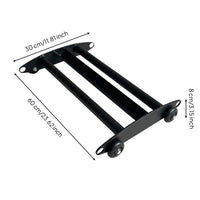 Glute Training Roller with Wheels Sturdy Glute Fitness Wheel Equipment for Athletes