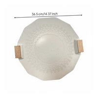 Korean BBQ Grill Pan Even Heating Korean Grill Pan Wooden Handles for Home Party