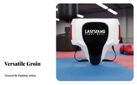 Thickened Design Combat Arts Groin Protector Shock Resistant Boxing Groin Guard Shock Absorbing for Men, Athletes, Training, Spar Arena, Gym