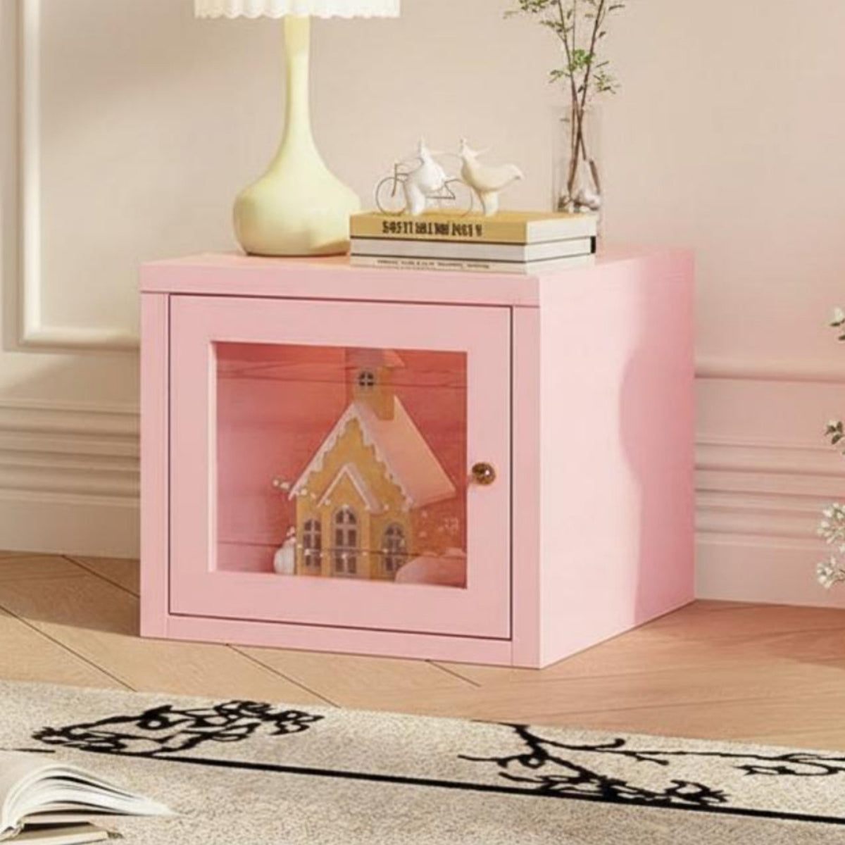 Stackable Storage Cube Dust-Proof Stackable Display Cube Space-Saving