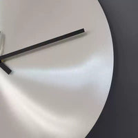 Round Metal Wall Clock with Industrial Style