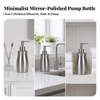 Space-Saving Refillable Soap Bottle