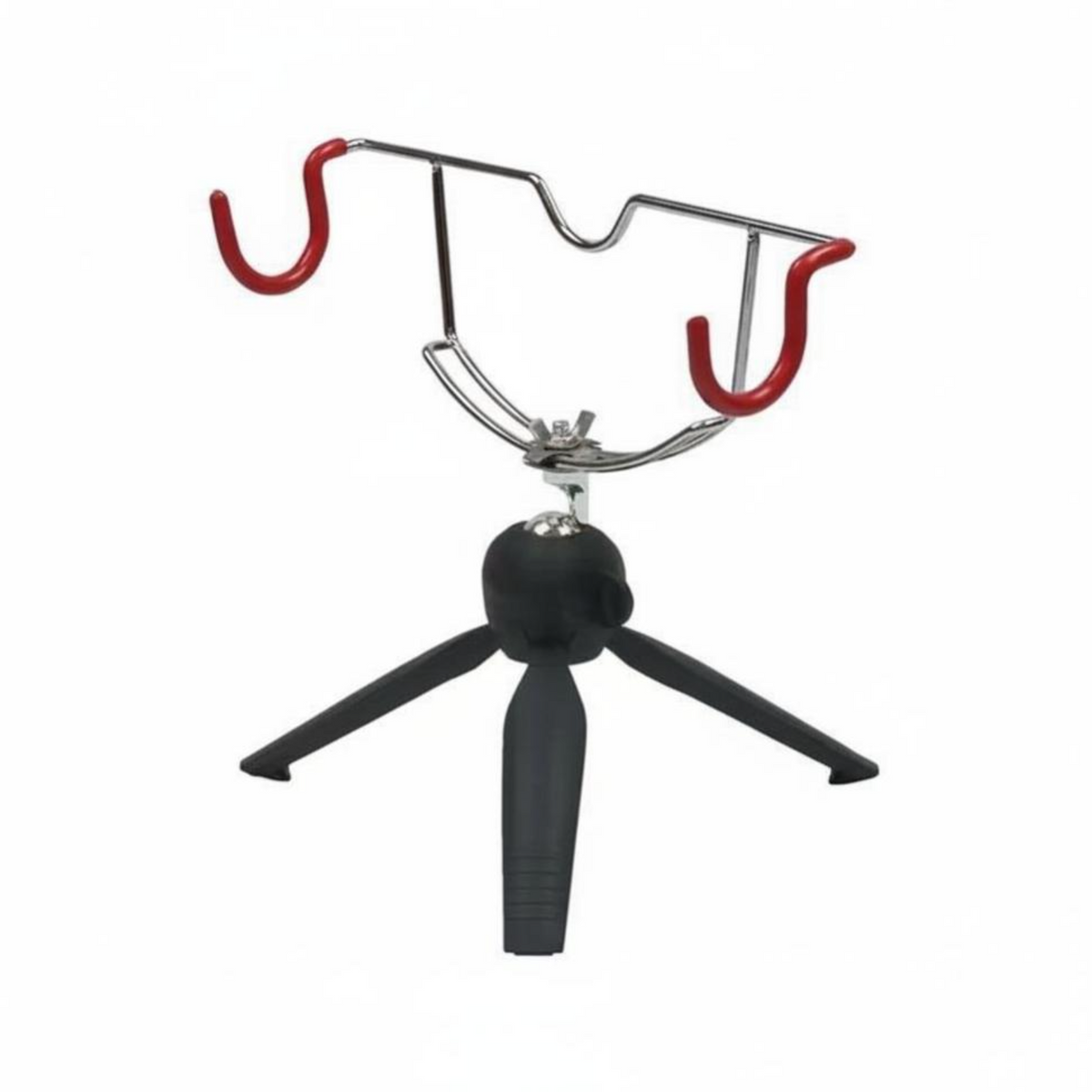 Foldable adjustable fishing rod holder