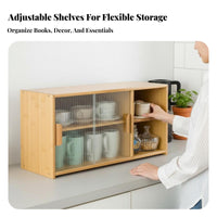 Multi-Tier Shelving Unit Space-Saving bookshelf Easy to Assemble for Homeowners