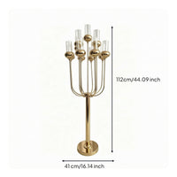 Floor Candelabra with Base Freestanding Floor Candelabra Romantic for Banquets