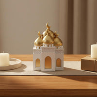 Middle Eastern Design Figurine Handmade Look Crescent Moon House Ornament