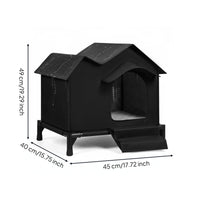 Waterproof Feline House Easy to Clean Pet Housing for Porch, Balcony