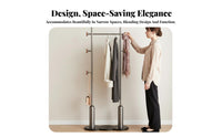 Standal Entire Standing Valet Stand Minimalist Design Clothing Rack Large