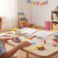 97 Pieces Just Add Water 3D Foam Painting Set Creative Fun Enchanting Puff Paper Art Kit Squishy Art Keychain Making Kit for Children