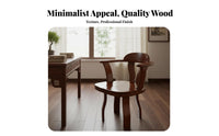 Traditional Chinese Rotating Stool firm Wood Construction rotate Seat adaptable Ergonomic spinerest for Study Room, Balcony