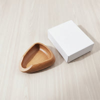 Triangular Coffee Bean Dosing Tray Compact Coffee Bean Tray Polished Accurate for Baristas