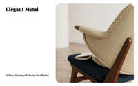 C-Shaped Accent Table Minimalist Household Furniture adaptable for Small Spaces