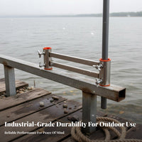 Fishing Stand Umbrella Stand Wind Resistant Stainless Steel Umbrella Bracket Heavy Duty for Anglers, Outdoor, Riverside, Lakeside