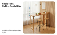 Transformable Sideboard Table Multi-Functional Kitchen Island Space-Saving Design Room Divider Function for Homeowners