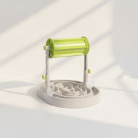 Slow Feeder with Rotating Drum Anti-Gulping Interactive Pet Feeder No Power