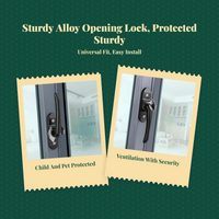 Child-safe sliding hook lock