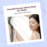 High-pressure handheld shower head