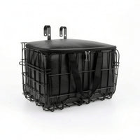 Cycle Basket with Inner Bag Sturdy Foldable Cycle Basket Front for Commuters, Errands