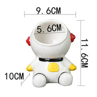 Astronaut Planter Compact Astronaut Flowerpot Cute for Plant Lovers