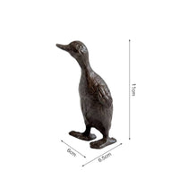 Duck Figurine Rustic Duck Statue Textured for Tabletop