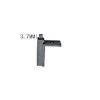 pane Decoration, Removable Aluminum Alloy 7-Shaped Buckle, Plastic Corner Connector, DIY Home Office