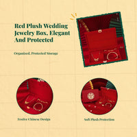 Wedding ring organizer box