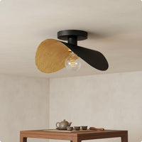 Hat Lamp Handmade Hat Shaped Overhead Light Vintage Rustic Pendant Lamp for Tea Room, Restaurant, Guesthouse