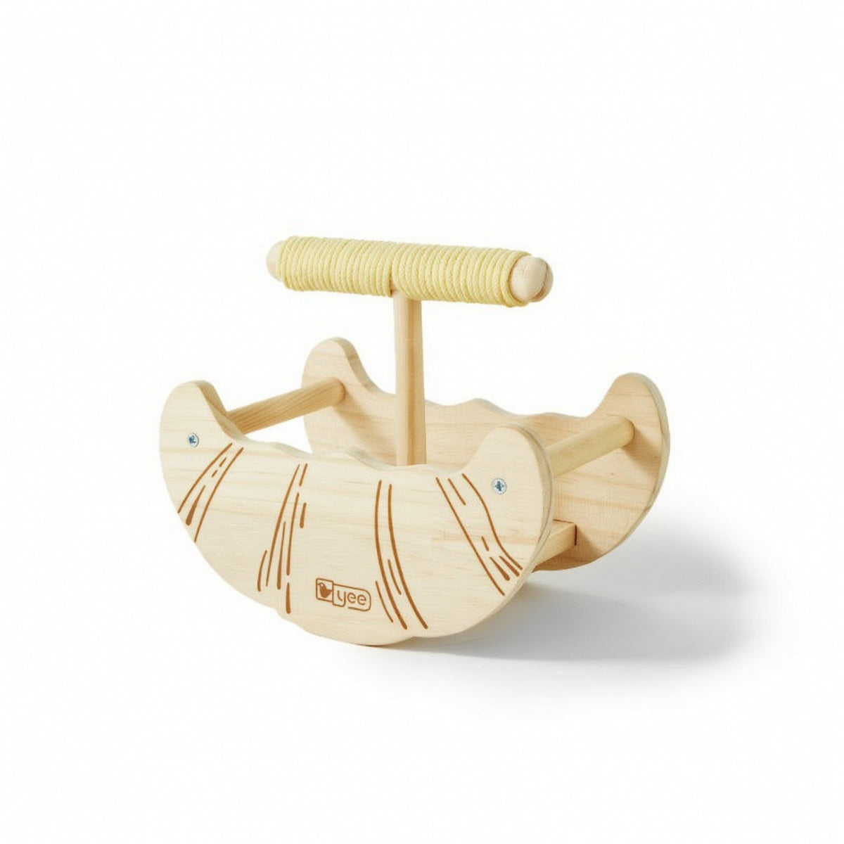Wood Bird Perch Stand Safe Rocking Bird Perch Long-Lasting Stable for Parrots, Tabletop