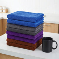 Thick Microfiber Cloth and Microfibre Cloth 30x30 cm, Absorbent Microfibre Towel for Car Washing, Glass and Kitchen Cleaning Tool