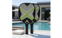 7 Pieces Poplar Wood Paddles for Pickleball Lightweight Wooden Pickleball Rackets Construction Racket Sports Gear for Beginners, Outdoor, Backyard
