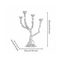 Multi-Arm Candle Holder Artistic Design Multi Arm Candle Stand Stable Base Table Ornament