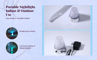 Fiber Optic Celestial Night Light, Color Changing, Battery