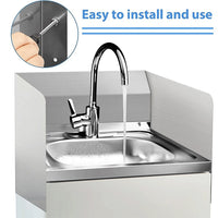 2-Pack Wall-Mounted Sink Splash Guard Metal Side Splash Shield