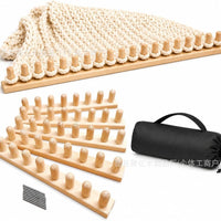 Wooden Blanket Scarf Weaving Tool DIY Weaving Frame Solid Wood Knitting Tool